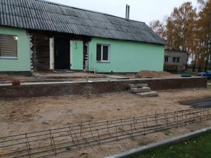 Ленточный фундамент с подушкой