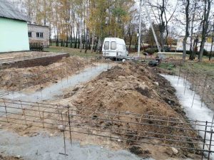 Строительство фундамента в Коптёвке
