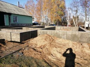 Установка фундамента в Коптёвке
